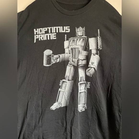 Men’s XL Hoptimus prime tee, for the beer loving transformer fan. - Picture 1 of 8